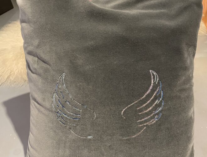 Engel Kissen für dein Herzleuchten